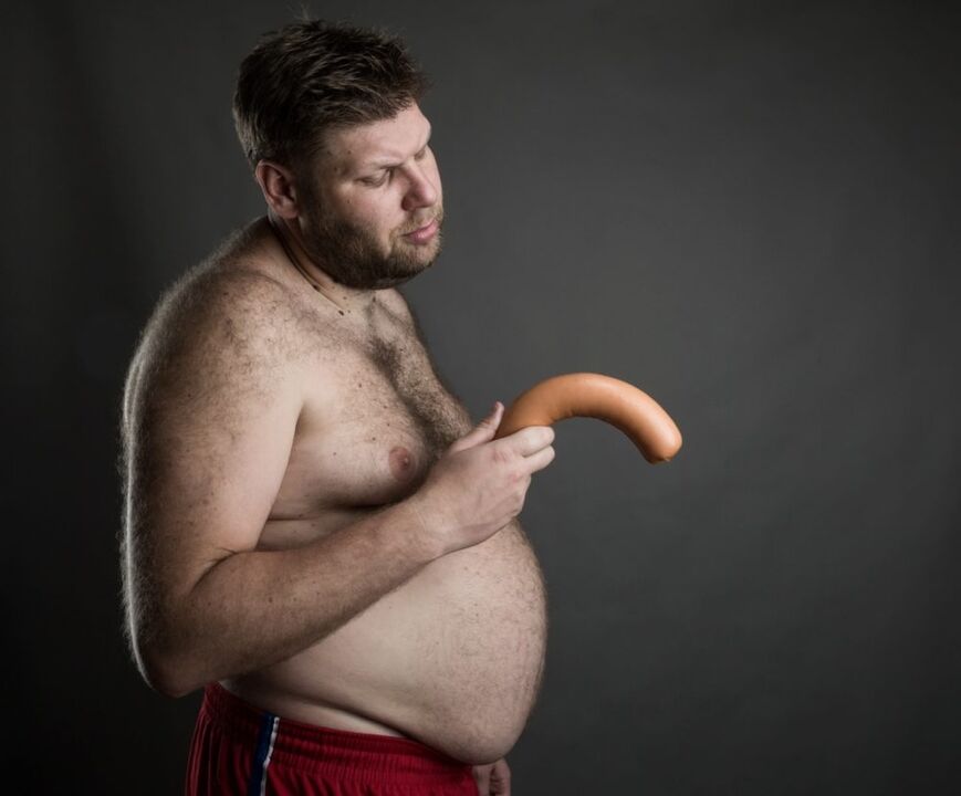 Un homme avec impuissance